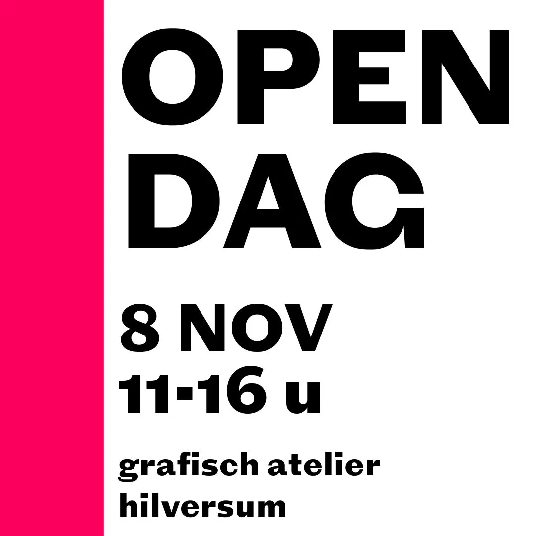 Open dag op zondag 8 november